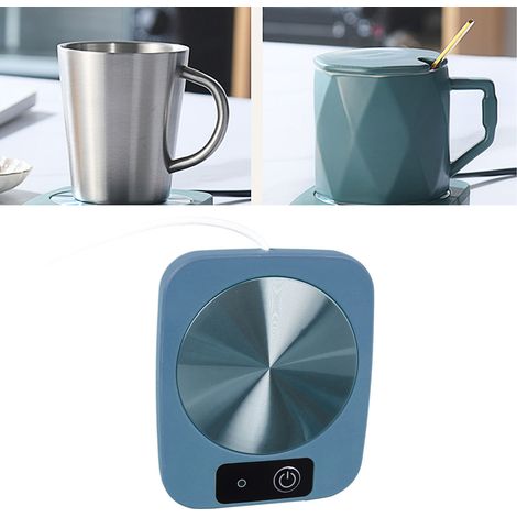 Chauffe-Plat Intelligent USB Température Constante Chauffe-Mug Portable pour Bureau Voyage Maison Bleu Chauffe-Plat Intelligent USB Chauffe-Tasse USB Chauffe-Plat Bureau Chauffe-Tasse Chauffe-Mug 55℃  (1/5)