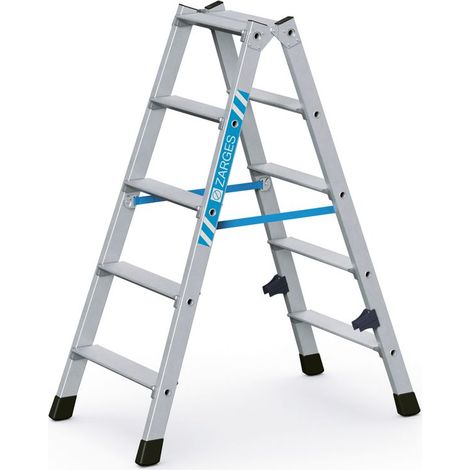 ZARGES Nova B - Stufen-Stehleiter 2 x 5 Stufen