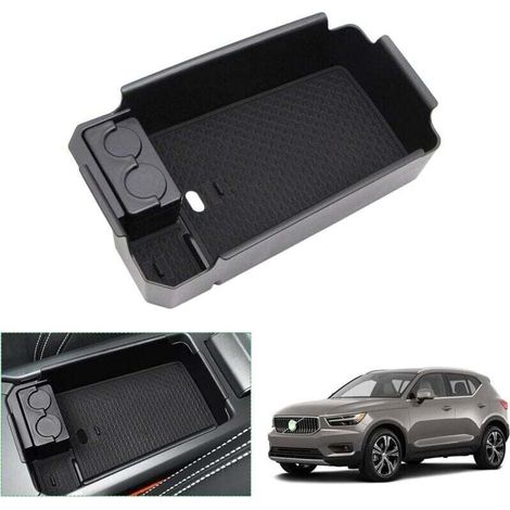 Bracciolo portaoggetti per Volvo XC40 2018-2022, accessori Volvo XC40 (nero)