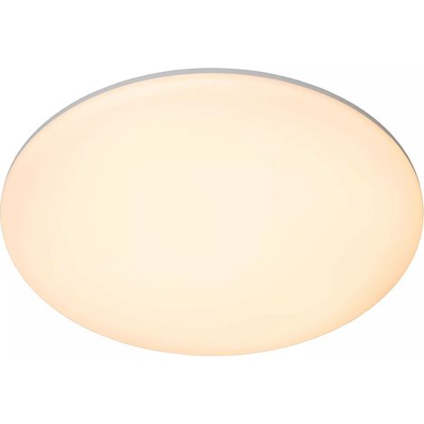 Plafoniera bagno IP44 tonda 35cm bianca LED 36W CCT Lucide Olson (1/5)