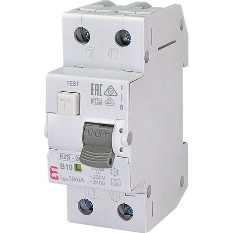 Eti-Polam KZS-2M disjoncteur à courant résiduel 10A 230V