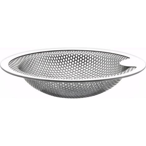 Spülbeckensieb aus Edelstahl für die Küchenspüle, verhindert Verstopfungen (10,2 cm) (1/5)