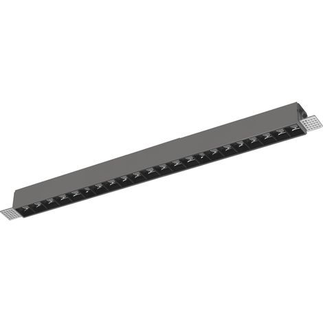 Trimless techo SIGMA LED SMD 25W 3088lm(2596lm) CRI90 2700K 48º Gris