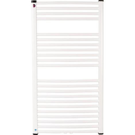 Sèche-serviette eau chaude Venus blanc - 1166 W - Raccord central - Irsap (1/4)