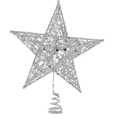 Étoile de Noël décorative à paillettes pour sapin de Noël, 30 cm (1/5)
