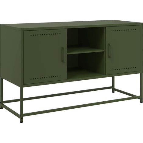Credenza buffet cassettiera mobile contenitore organizer cucina soggiorno soggiorno alto 36 x 39 x 107 cm acciaio bianco 020032438