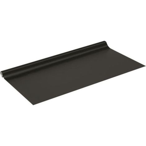 Film Adhésif - Vinyle - 210 x 90 cm - Repositionnable - Haut Pouvoir Couvrant - Noir (1/3)