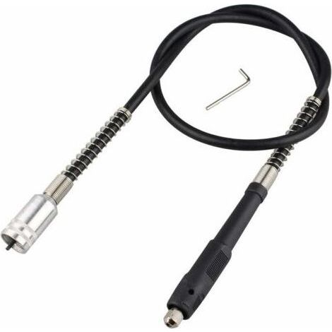 Muntra-Flexible perceuse Tige extension Mandrin sans clé Compatible Outil accessoire de fixation pour Dremel Outil rotatif (1/4)