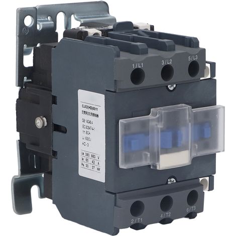 Contacteur AC à aimant permanent, interrupteur de commande de charge LC1D6511, alimentation 110V, contrôleur de puissance, contacteur modulaire 65A, commutation fiable. (1/5)