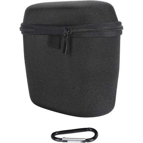 Étui de protection étanche pour enceinte Bluetooth portable, avec crochet de rangement, idéal pour les voyages (noir). (1/5)