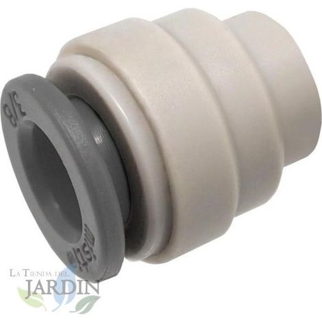 Tapón automático nebulización 3/8", cierre eficiente para sistema de nebulización