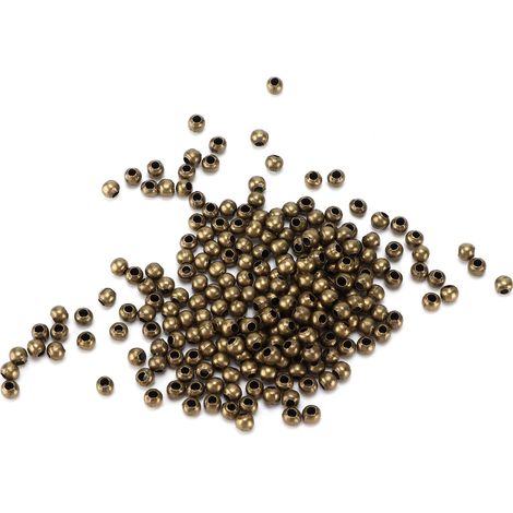 200Pcs Jewelry Beads Simple Material Bracelet Necklace Accessories Partition Beads for DIY JewelryBronze (1/5)