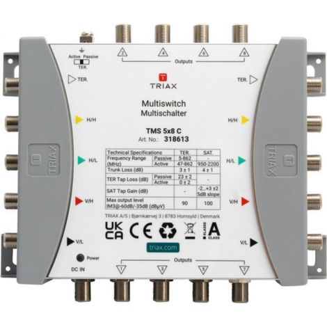 Décodeur triax tms 5x8 c 5 entrées 8 sorties