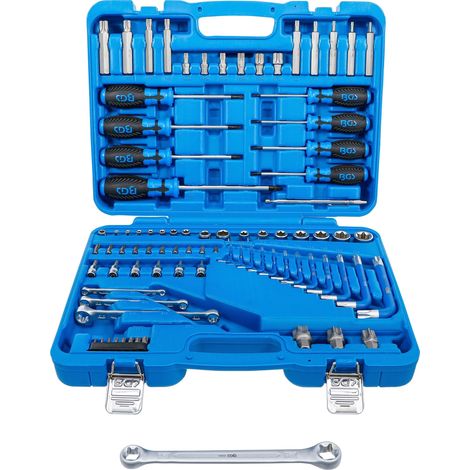 BGS  Surtido  de  herramientas  6,3  mm  (1/4")  +  12,5  mm  (1/2")  Perfil  E  /  Perfil  T  (para  Torx)  84  pzs.  -  7849 (1/4)