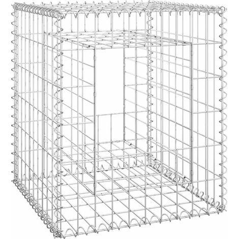 Gabion-Pfosten 50x50x60 cm aus Eisen
