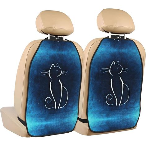 Lot de 2 tapis protection pour siège arrière voiture - Tendance (1/5)