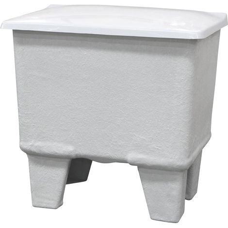 Saladero de poliéster con patas - 350 l - 130x59x49 cm
