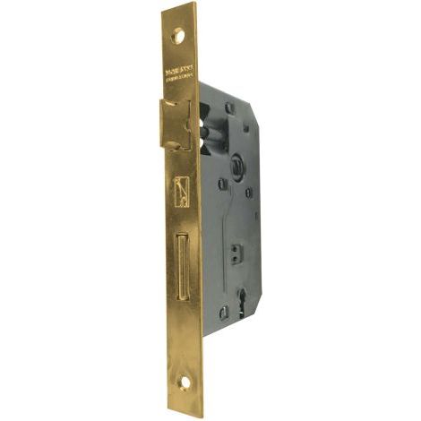 SERRATURA 'PATENT' B.Q. ottonato verniciato E 50