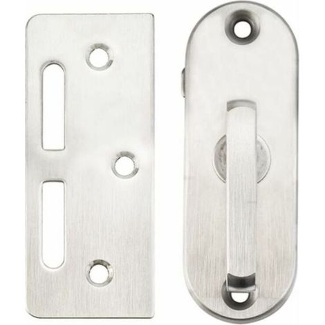 Verrou Porte en Acier Inox Loquet Porte Antirouille Verrou Porte Coulissante à Visser Verrou de Sécurité Fermeture Porte Loquet Verrou Porte Garage pour Porte Grange Sécurité Garage