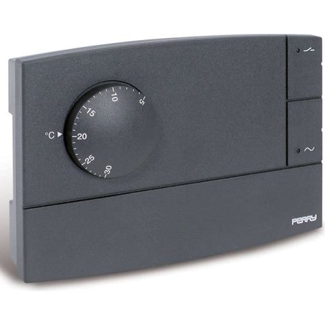 Termostato de pared Perry Zefiro Antracita (1/3)