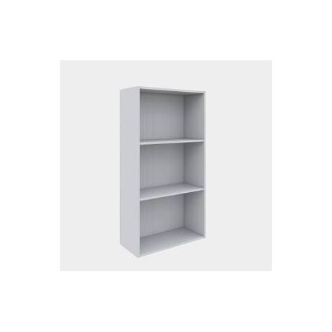 LIBRERIA 2 RIPIANI 50X22,8X95 CM BIANCO