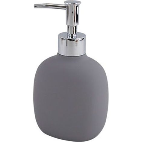 Trade Shop - ABS GRAU FLÜSSIGSEIFENSPENDER MIT CHROMPUMPE FÜR BADEZIMMER-ACCESSOIRE 87809 -