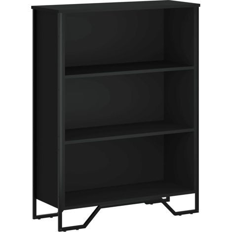 Maison Exclusive - Bücherregal Schwarz 80x31x106 cm Holzwerkstoff