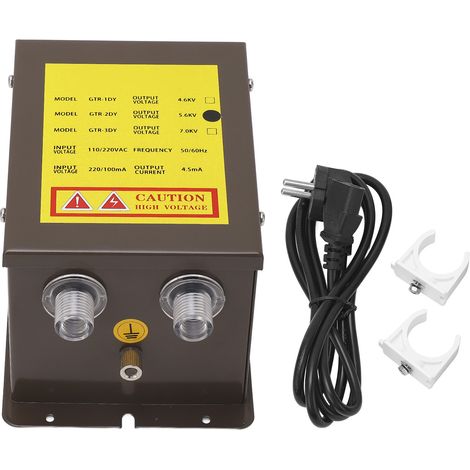 5,6 kV Ionisations-Luftstab-Spannungsgenerator mit zwei Ausgängen, antistatischer Entladungsstab mit Spannungsregelung (EU-Stecker 220-240 V)