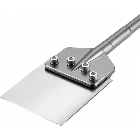 Mophorn Raschietto per pavimenti SDS Max, scalpello 630 x 150 mm con attacco SDS Max, compatibile con martelli perforatori, acciaio legato 40Cr trattato termicamente, ideale per rimuovere piastrelle (1/5)