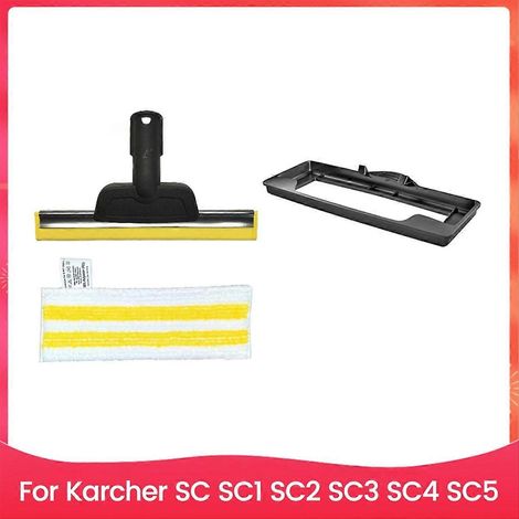 Raclette à vitre, embout de nettoyage de tapis et lingettes pour balai vapeur pour nettoyeurs vapeur SC1, SC2, SC3, SC4 et SC5 - Pièces détachées (1/5)