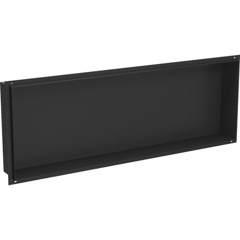 Mexen X-Wall-NR étagère encastrée sans rebord 90 x 30 cm, noire - 1971903010 (1/5)