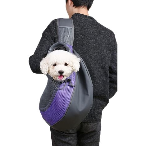 Cuccia per animali, cuccia per gatti, cuccia portatile per cani, a mani libere, cuccia reversibile per animali domestici, cuccia per cuccioli, viola - taglia grande: 401326 cm (1/5)