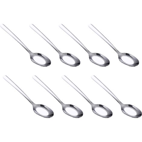 Cuillère À Soupe - Acier Inoxydable 18/10 - Finition Miroir - Résistante À La Corrosion - Lavable En Lave-Vaisselle - Pour Maison Et Restaurant - Lot De 8 (1/5)