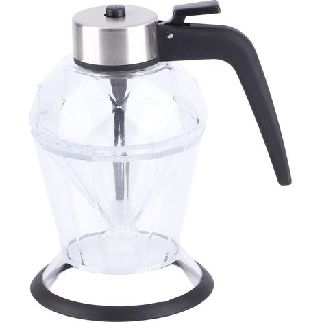 Bouteille Pressoir à Miel en Verre Diamant 200ml, Distributeur d'Huile Portable pour Sauce Soja (1/5)