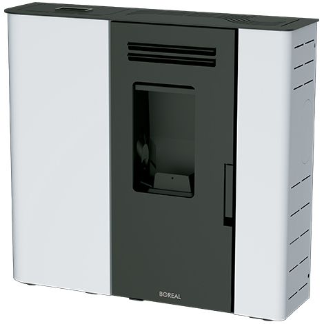 BRICOSOL ESTUFA DE PELLET EXTRAPLANA BOREAL 9 KW MARFIL (1/5)