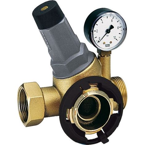 BWT HM - Modulo riduttore di pressione con indicazione Modulo DR, DN25, PN16, 1,5-6 bar con manometro, 30004