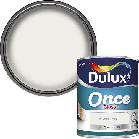 Dulux Retail Once Gloss - Pure Brilliant White - 750ml