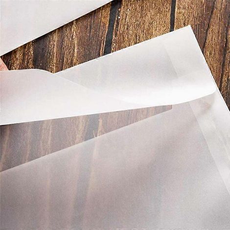 50 durchscheinende Briefumschläge aus Papier, Korrespondenzset, halbtransparente Ziertaschen, Briefgröße, 50er-Packung (1/5)