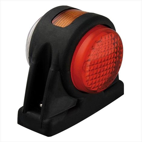 Lampada d'ingombro 12/24V rosso/bianco/ambra 101x82mm LED (1/2)