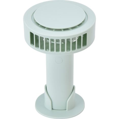 Ventilateur électrique portable mini USB à 3 vitesses, idéal pour l'intérieur et l'extérieur (vert).