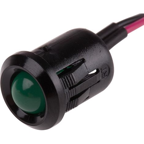 Voyant LED lumineux Vert RS PRO, dia. 12mm, 2V c.c. ( Prix pour 1 )