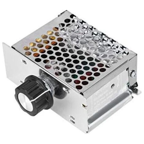 ，Variateur pour Moteur 220V, Régulateur de Tension AC 4000W, Variateur de Tension 220V, Variateur de Vitesse pour Moteur, Régulateur de Vitesse pour Moteur électrique Variateur