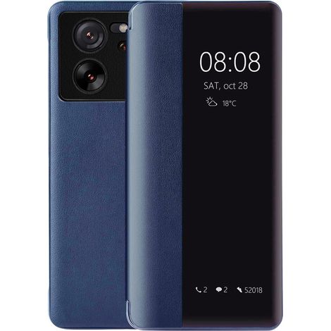 Schutzhülle für Xiaomi 13T / 13T Pro, mit seitlicher Klappfunktion, Blau (1/5)