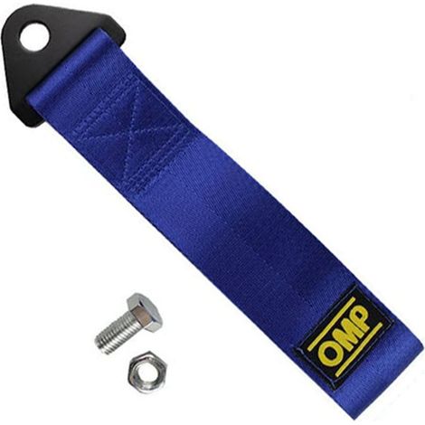 Sangle de remorquage de remorque de 8-12 mm, courroie de remorquage de corde de remorque de voiture de course (bleu) (1/5)