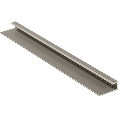 Grosfillex Einfass-Profil 2,6 m 6 x 5,5 mm Alu silber matt Leiste