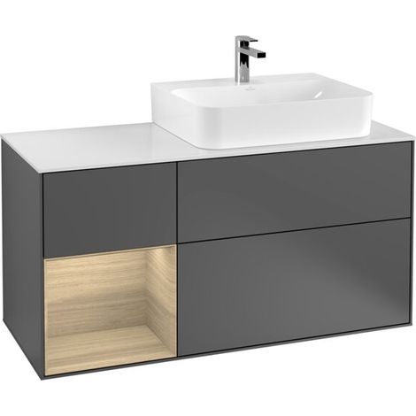 Villeroy & Boch G141PCGK Armoire sous-lavabo Finion G14 (1/2)