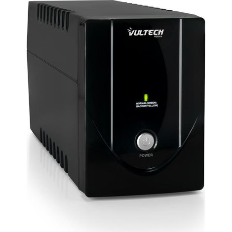 Vultech UPS650VA-LITE sistema de alimentación ininterrumpida (UPS) Línea interactiva 0,65 kVA 360 W 2 salidas AC