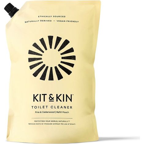 Recambio de limpiador ecológico para inodoros de pino y cedro (1 L) Kit & Kin (1/3)