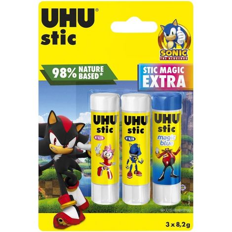Sonic Klebestift 3 Stück UHU