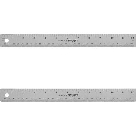 Lot de 2 règles professionnelles avec support en liège, règles d'ingénierie, papeterie de bureau-30.00X3.50X0.50CM (1/3)